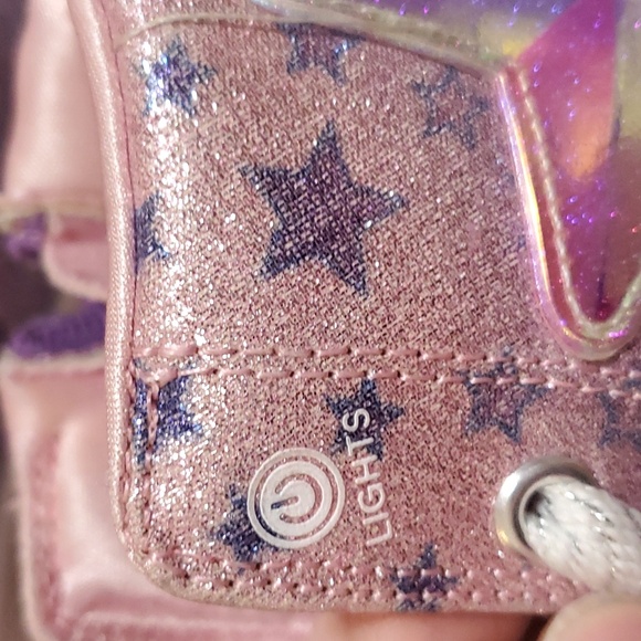Sketchers Twinkle toes Star & glitter light up shoes for girls size 1 - Picture 15 of 16